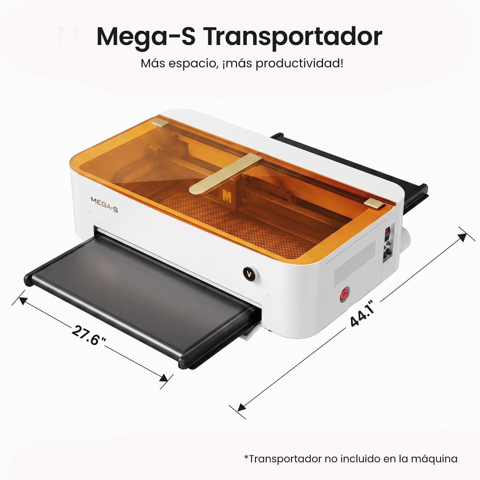 Monport MegaS – Actualización de la serie Mega: máquina de grabado y corte láser CO₂ de 70W con precisión inteligente