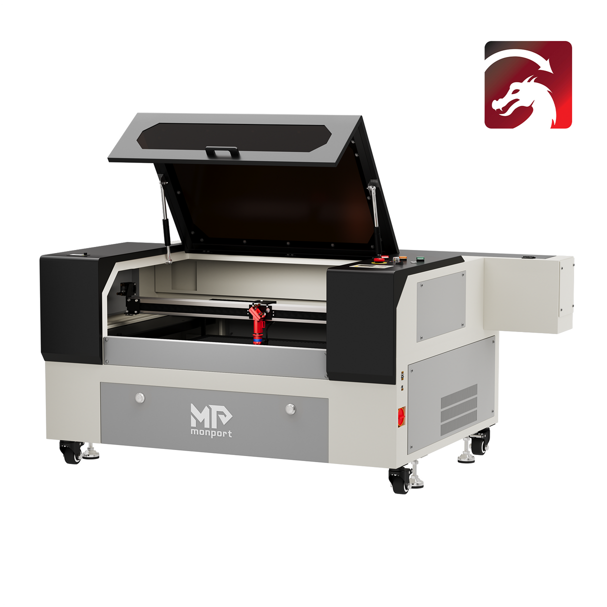 Máquina de grabado y cortadora láser de CO2 Monport de 80W (500x700 mm) con enfoque automático