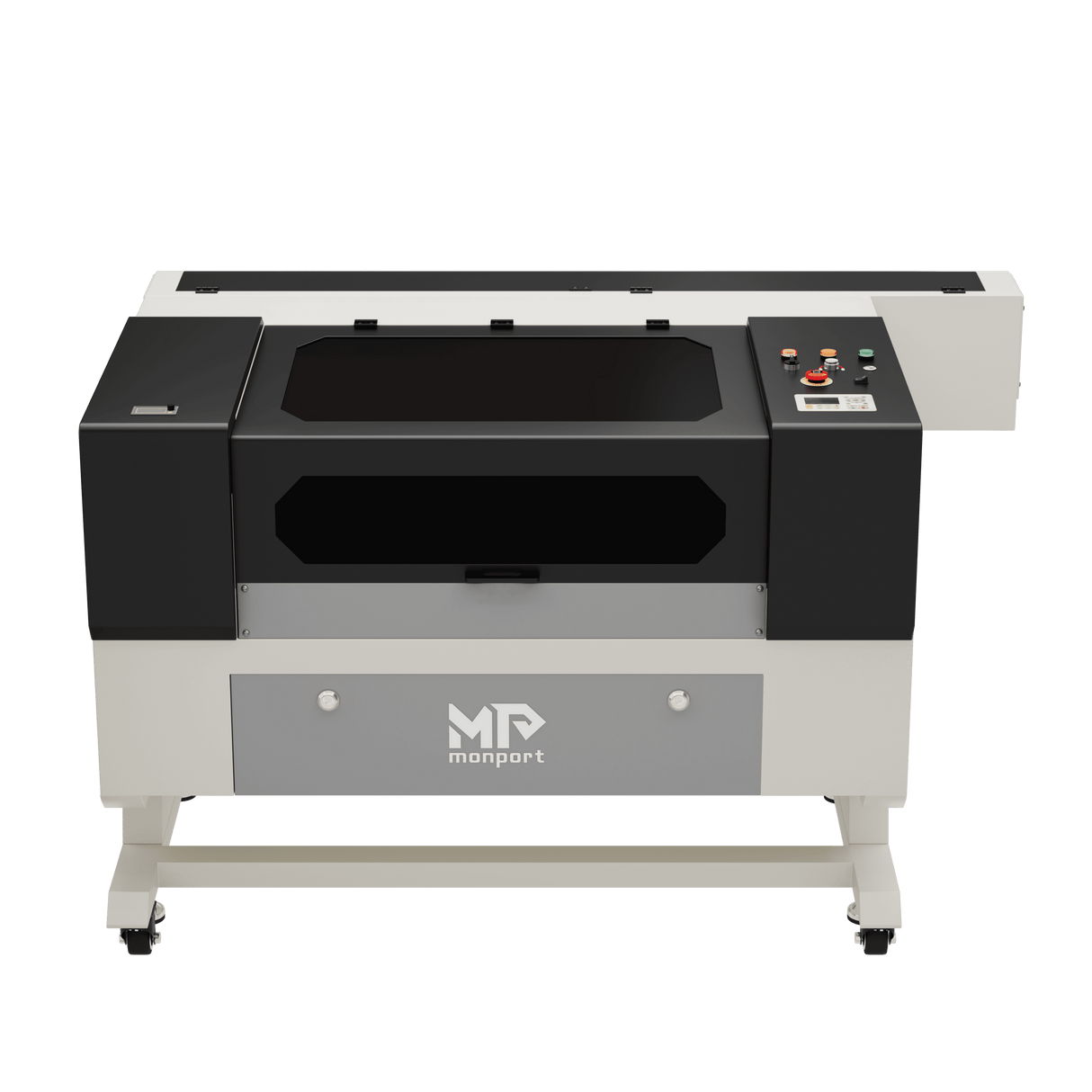 Máquina de grabado y cortadora láser CO2 Monport de 80W (500x700 mm) con enfoque automático y soporte