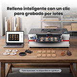 Monport Reno45 Pro Vision 45W Grabadora y Cortadora Láser CO₂ de Escritorio (16" x 12") con Cámara HD de 8MP, Autofocus Magnético y Sistema de Refrigeración por Agua Integrado