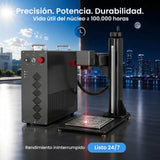 Monport GPro 200W MOPA Vision Máquina Láser de Fibra – Con Sistema de Visión para Posicionamiento Automático, Grabado de Metal de Alta Precisión y Marcado Láser