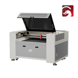 Monport 90W CO2 Sistema de refrigeración por agua integrado Máquina de grabado láser y cortador con superficie de grabado (900x600 mm)