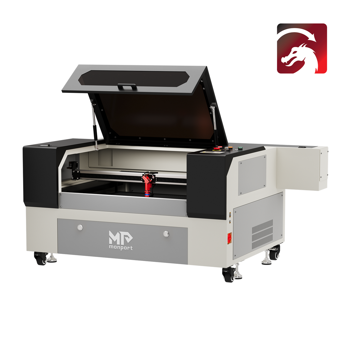 Máquina de grabado y corte láser CO2 Monport 90W (500x700mm) con enfoque automático