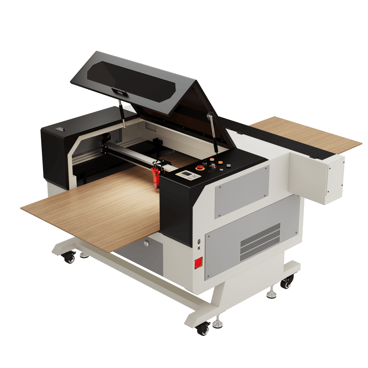 Máquina de grabado y corte láser CO2 Monport 90W (500x700mm) con automático y soporte