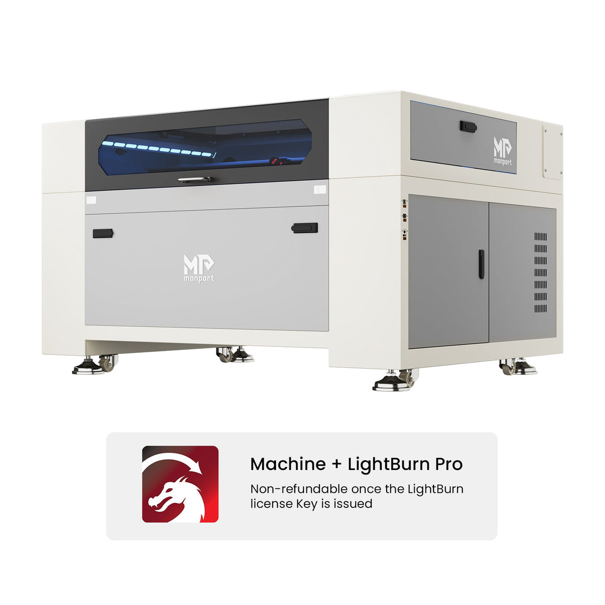 Monport Effi9S Upgraded 90W CO₂-Lasergravier- und Schneidemaschine (914 × 610 mm) mit Autofokus und integriertem Wasserkühler 4,9 (18 Bewertungen)