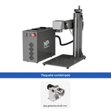 Máquina de grabado y marcado láser de fibra Monport 60W (175x175 mm) GPro MOPA con enfoque manual