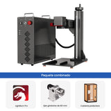 Monport GPro 200W MOPA Vision Máquina Láser de Fibra – Con Sistema de Visión para Posicionamiento Automático, Grabado de Metal de Alta Precisión y Marcado Láser