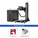 Monport GPro 60W MOPA Vision Máquina Láser de Fibra – Con Sistema de Visión para Posicionamiento Automático, Grabado de Metal de Alta Precisión y Marcado Láser