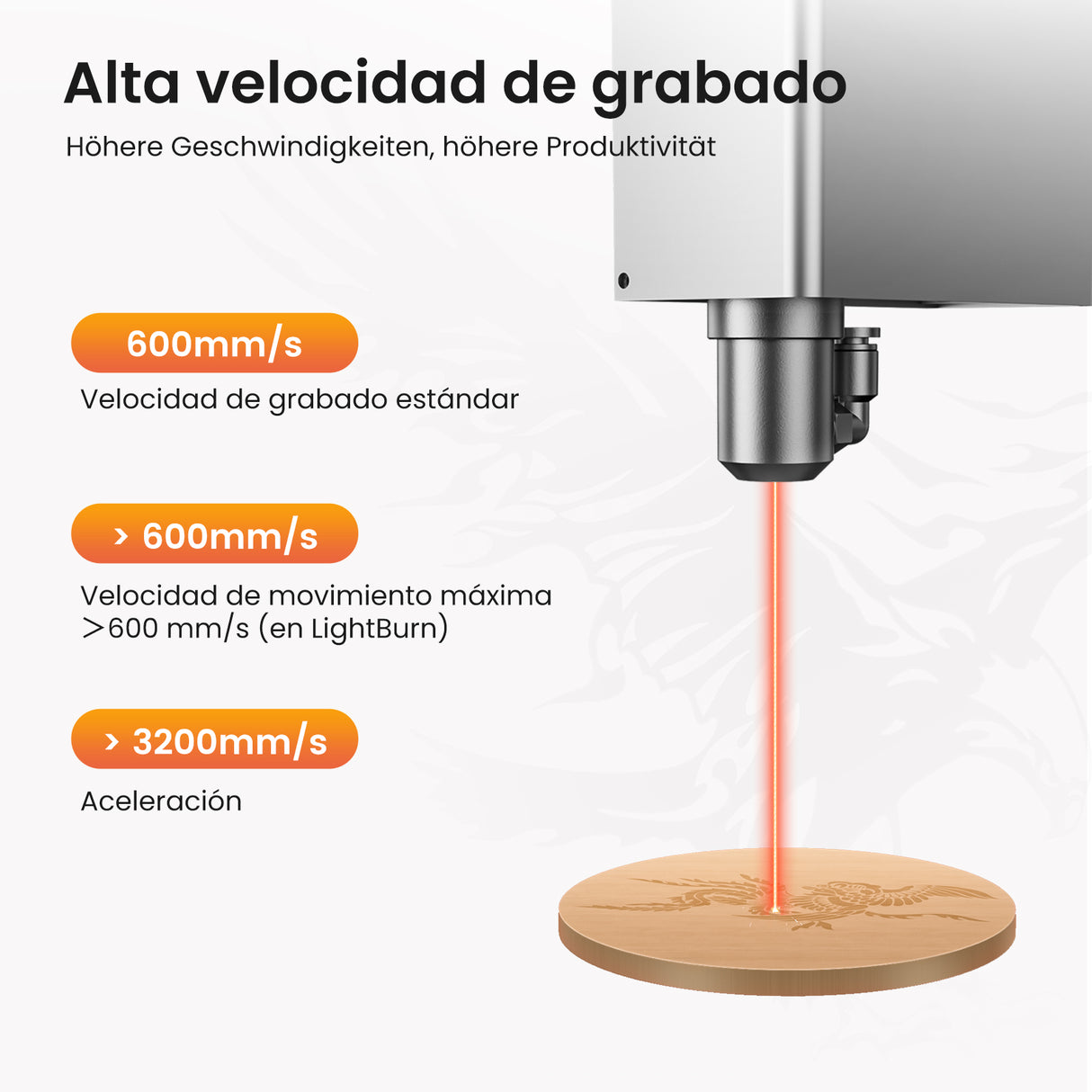 Monport MegaS – Actualización de la serie Mega: máquina de grabado y corte láser CO₂ de 70W con precisión inteligente