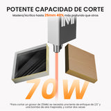 Monport MegaS – Actualización de la serie Mega: máquina de grabado y corte láser CO₂ de 70W con precisión inteligente