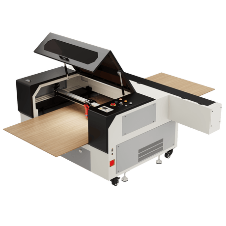 Máquina cortadora y grabadora láser CO2 Monport 100W (500x700mm) con enfoque automático