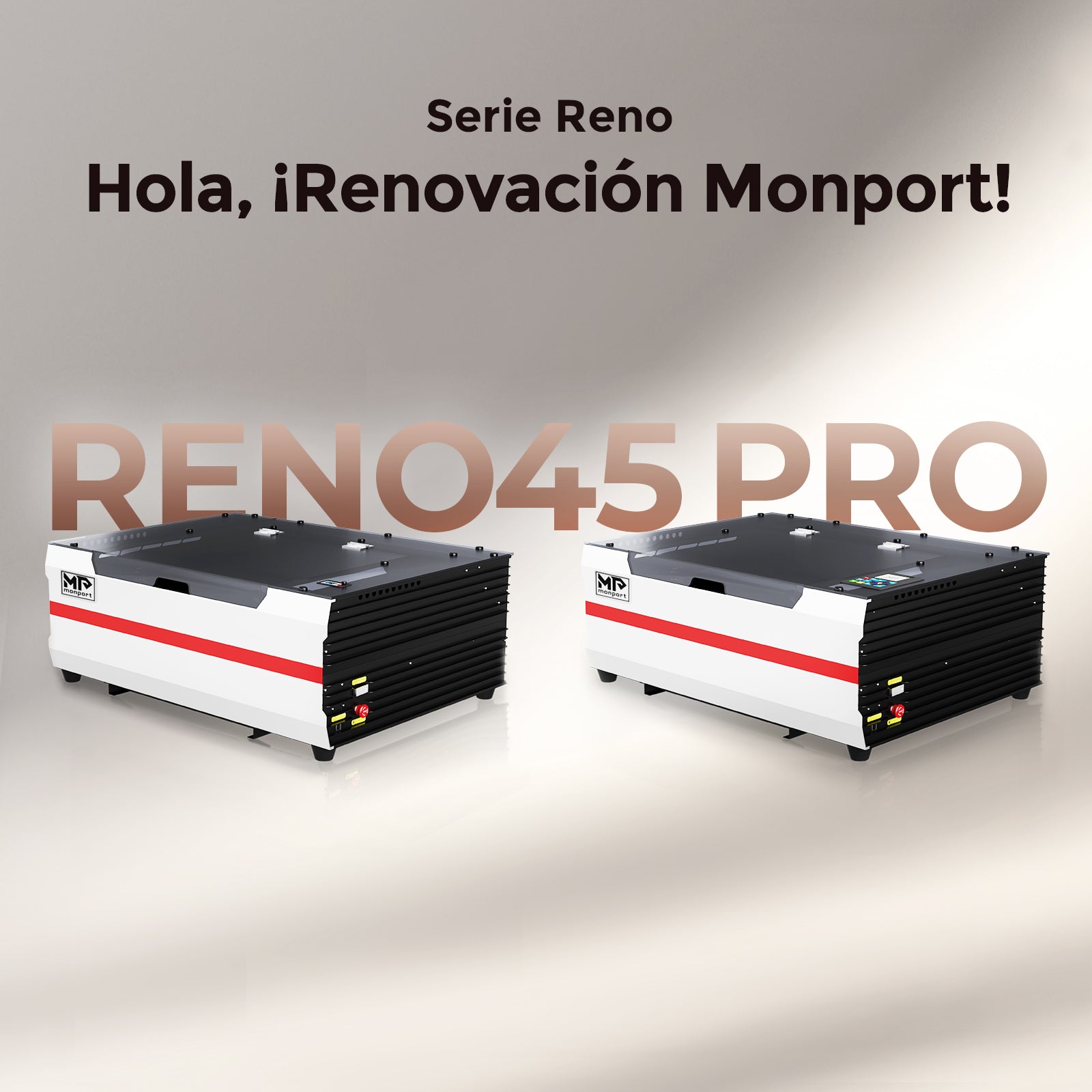 Monport Reno45 Pro de 45W Grabador y cortador láser de CO2 de escritorio (16