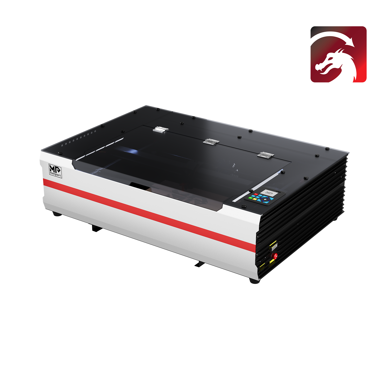Monport Reno65 Pro Grabadora y Cortadora Láser de CO2 de Sobremesa de 65W (24