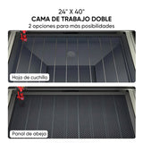 Máquina de grabado láser y cortadora con sistema de refrigeración por agua integrado de CO2 Monport de 100W con superficie de grabado (1000x600 mm)