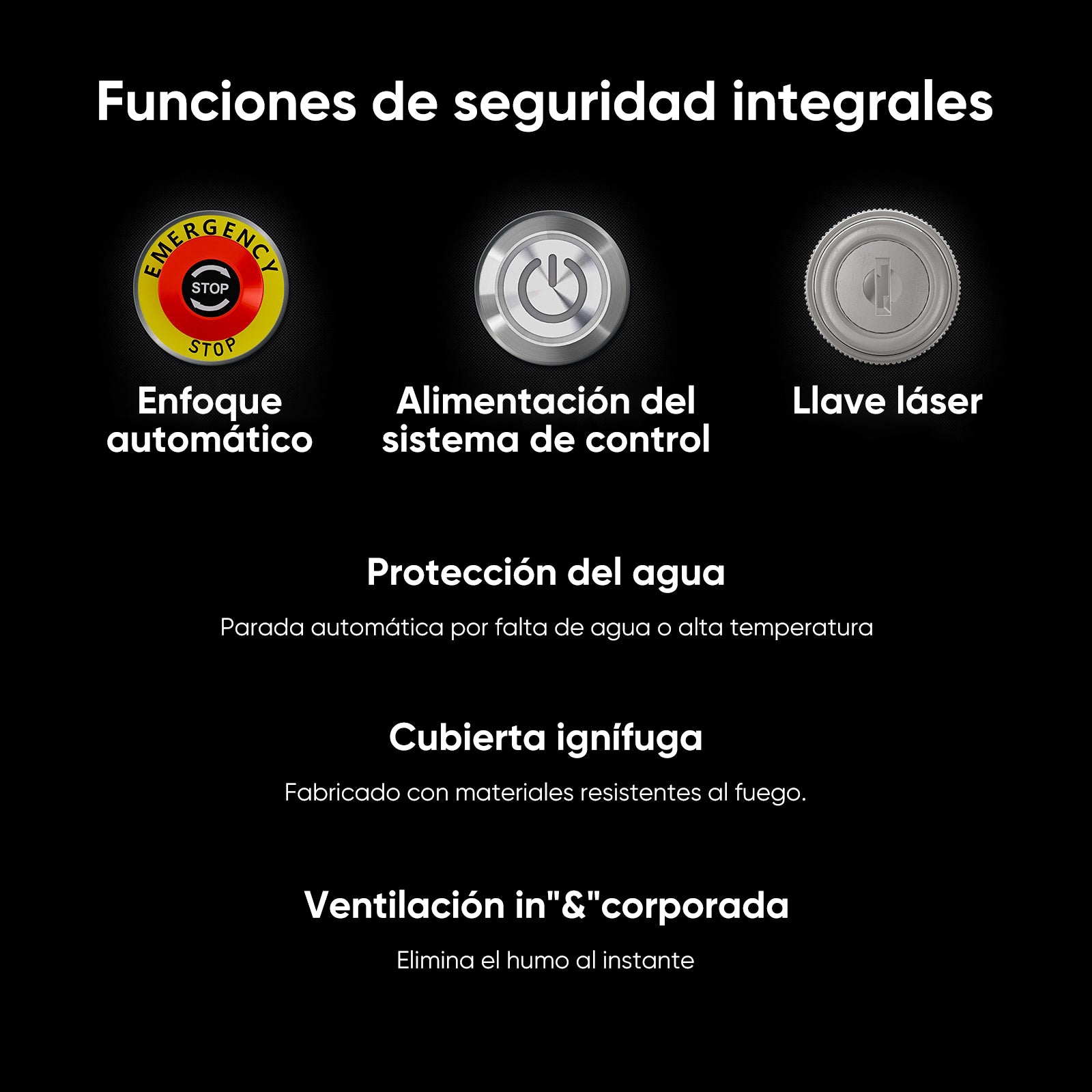 Máquina de grabado y corte láser CO2 Monport 90W (500x700mm) con enfoque automático