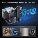 Grabador y marcador láser de fibra integrado Monport GA mejorado de 20W con enfoque automático