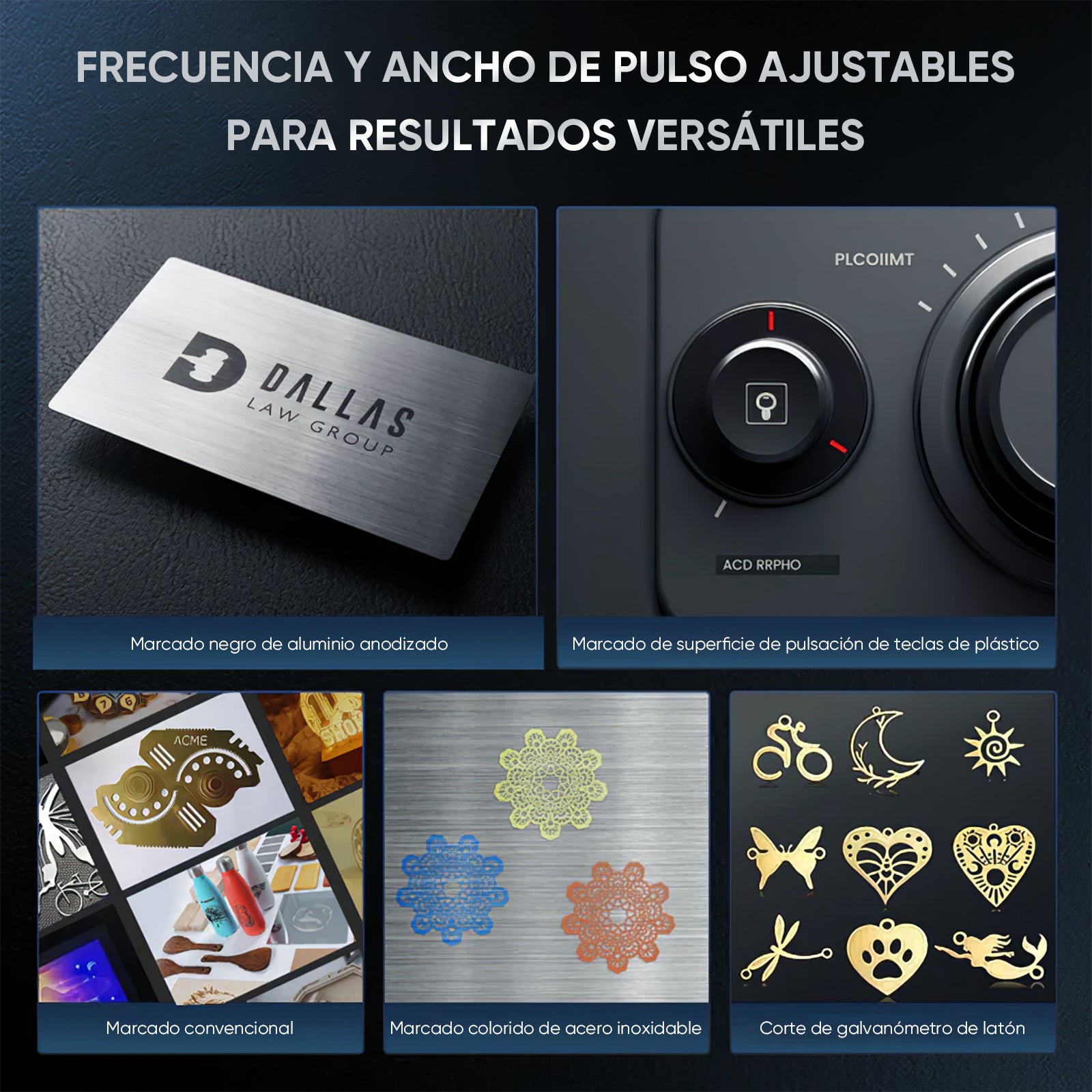 Grabador y marcador laser de fibra Monport 30W (175 x 175 mm) GPro MOPA con enfoque manual