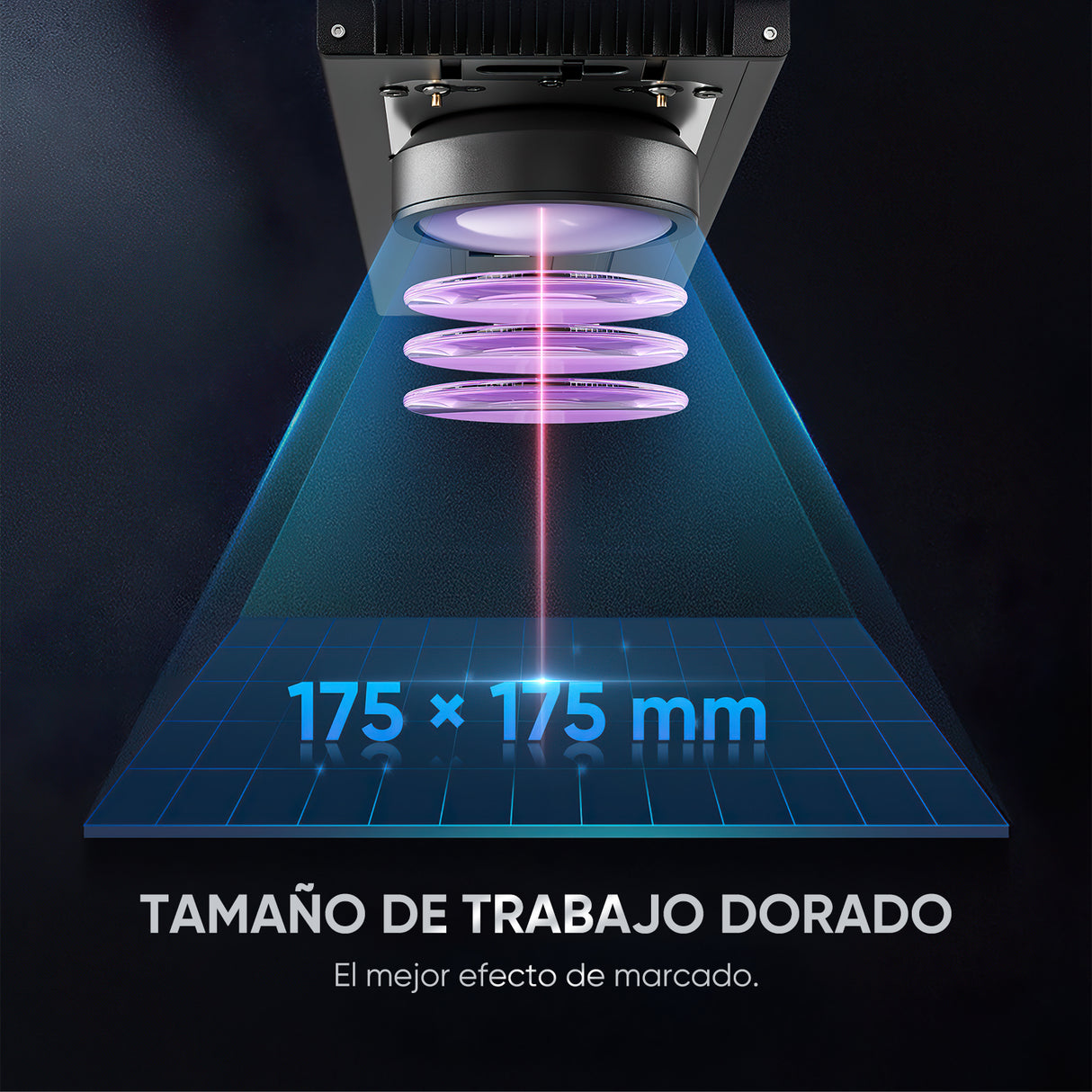 Grabador y marcador láser de fibra MOPA integrado Monport GA mejorado de 30W con enfoque automático