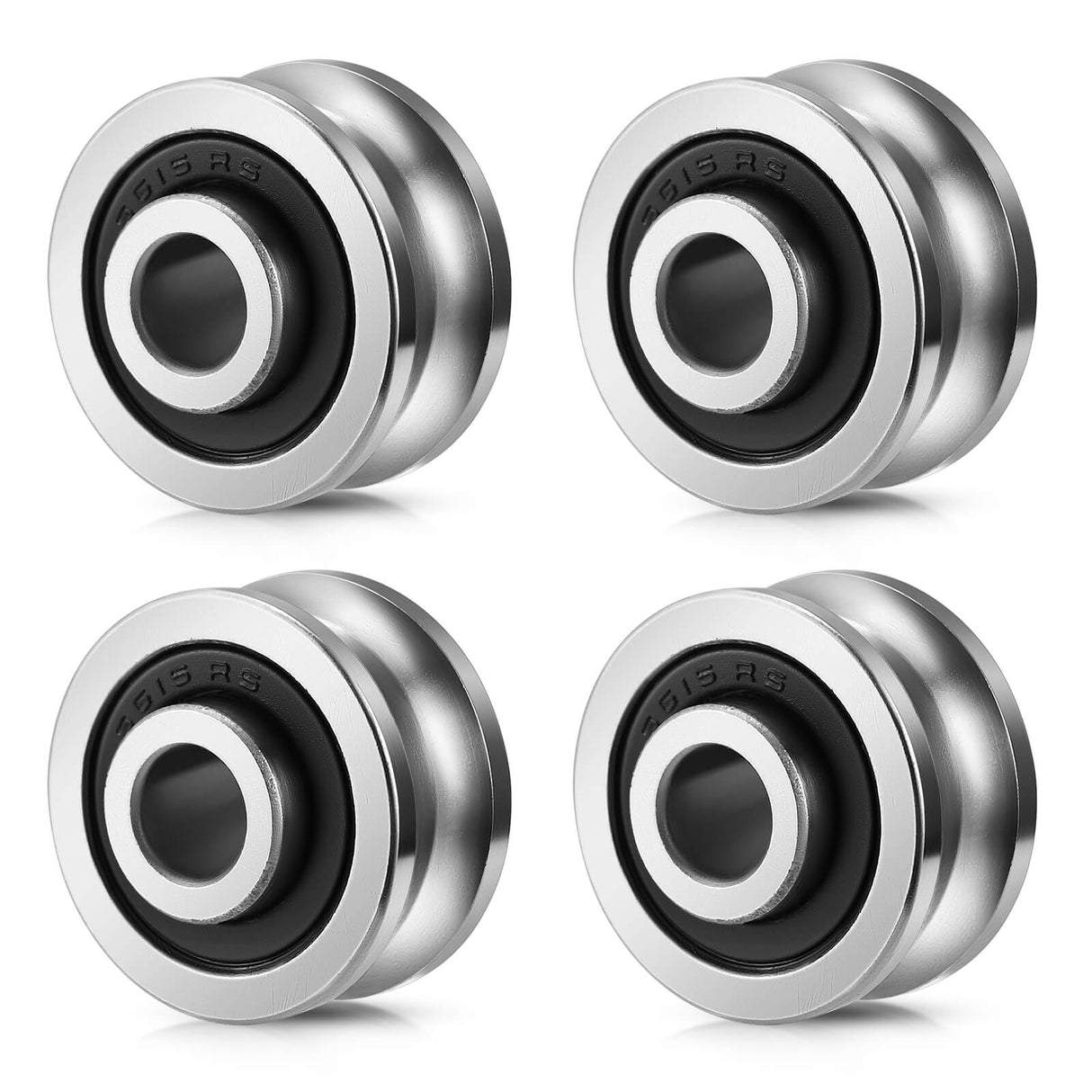 Monport Track Guide Ball Bearing 4pcs 40w-150w m¨¢quina de grabado l¨¢ser CO2 (5 mm x 17 mm x 8 mm)